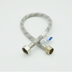 Гибкая подводка для воды с полимерным покрытием 1/2 РВ/РН Аквалайн