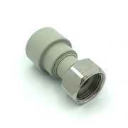 Соединитель полипропиленовый с накидной гайкой РВ HEISSKRAFT