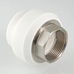 Адаптер полипропиленовый под ключ с переходом на внутреннюю резьбу VALTEC (VTp.706.0)