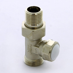 Проходной вентиль 1/2" (нижний) PEX, м/п, медь EMMETI