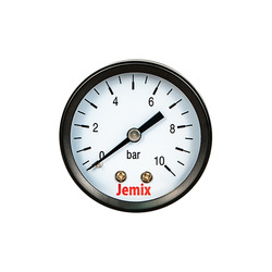 Манометр аксиальный JEMIX 1/4" 10 бар 50 мм